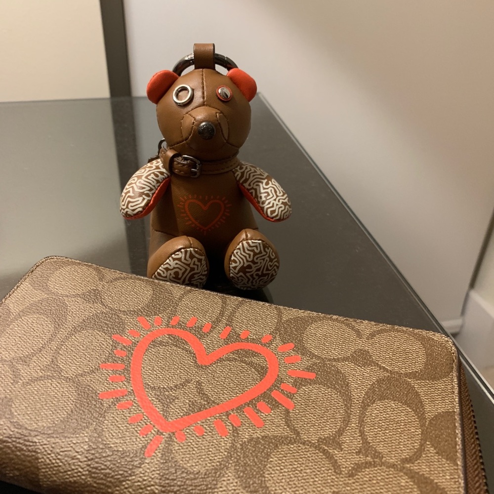 Coach wallet and key chain